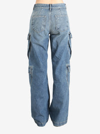 RICK OWENS DRKSHDW - Women Denim Double Cargo Jeans