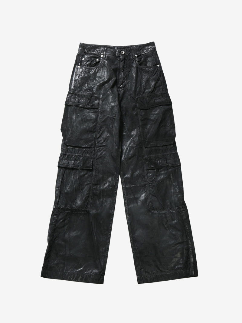 RICK OWENS DRKSHDW - Women Foil Double Cargo Jeans