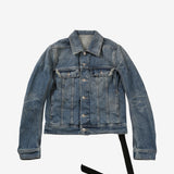 Blue jacket, front view