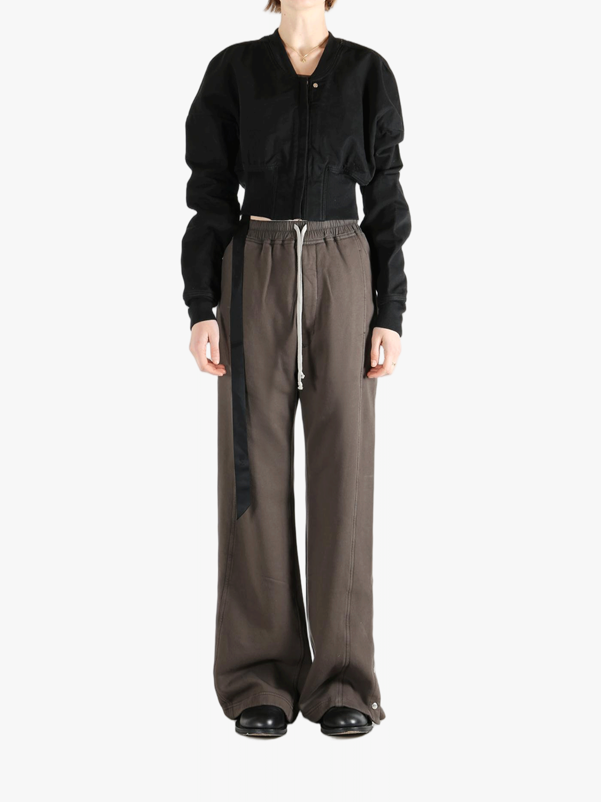 Black jacket, full body view