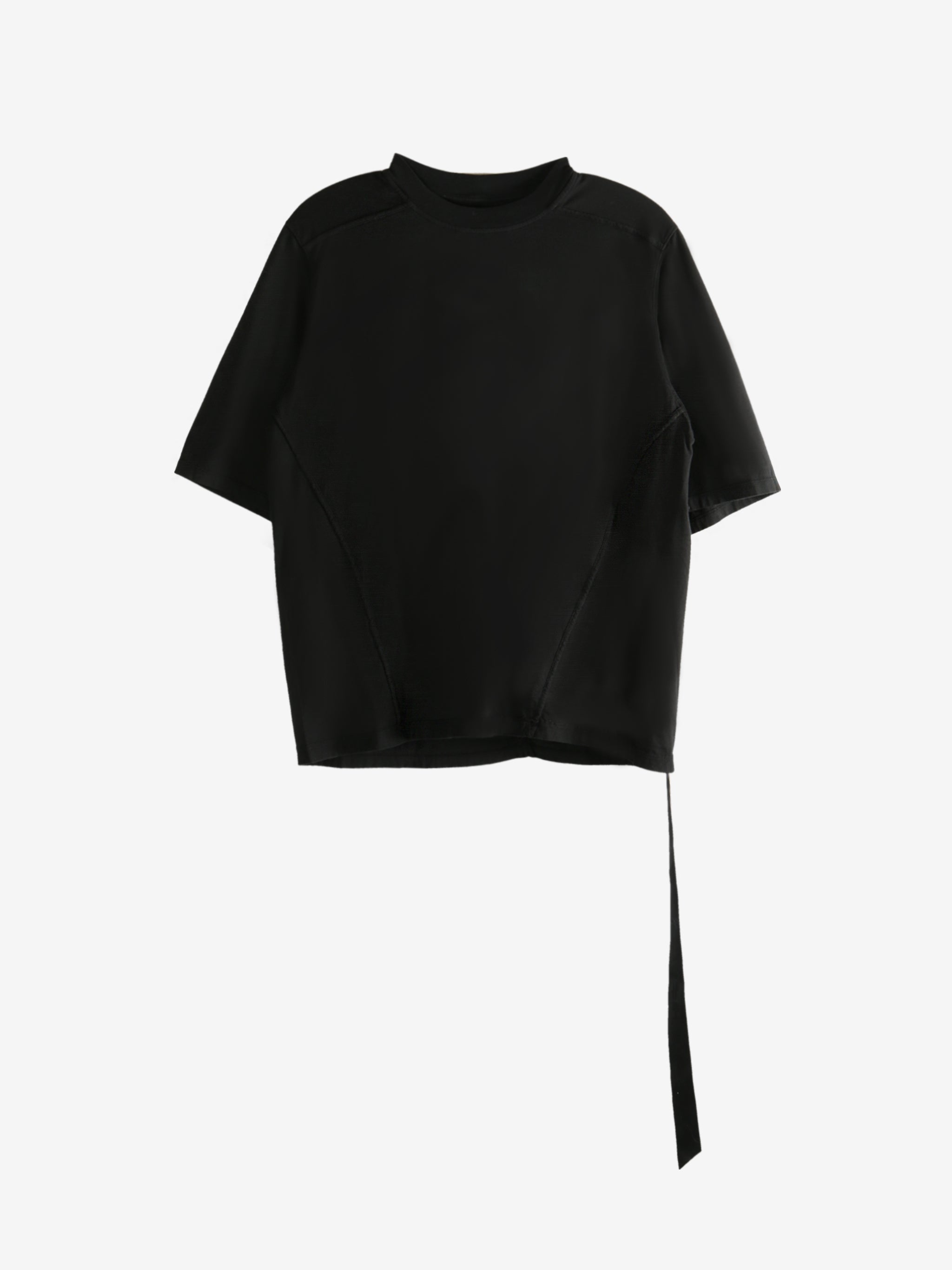 Black t-shirt, front view