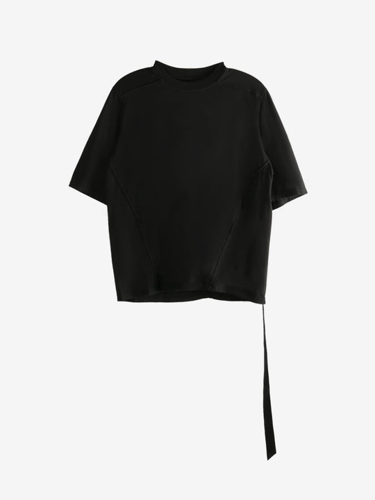 Black t-shirt, front view