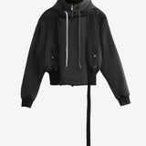 Black jacket, front view