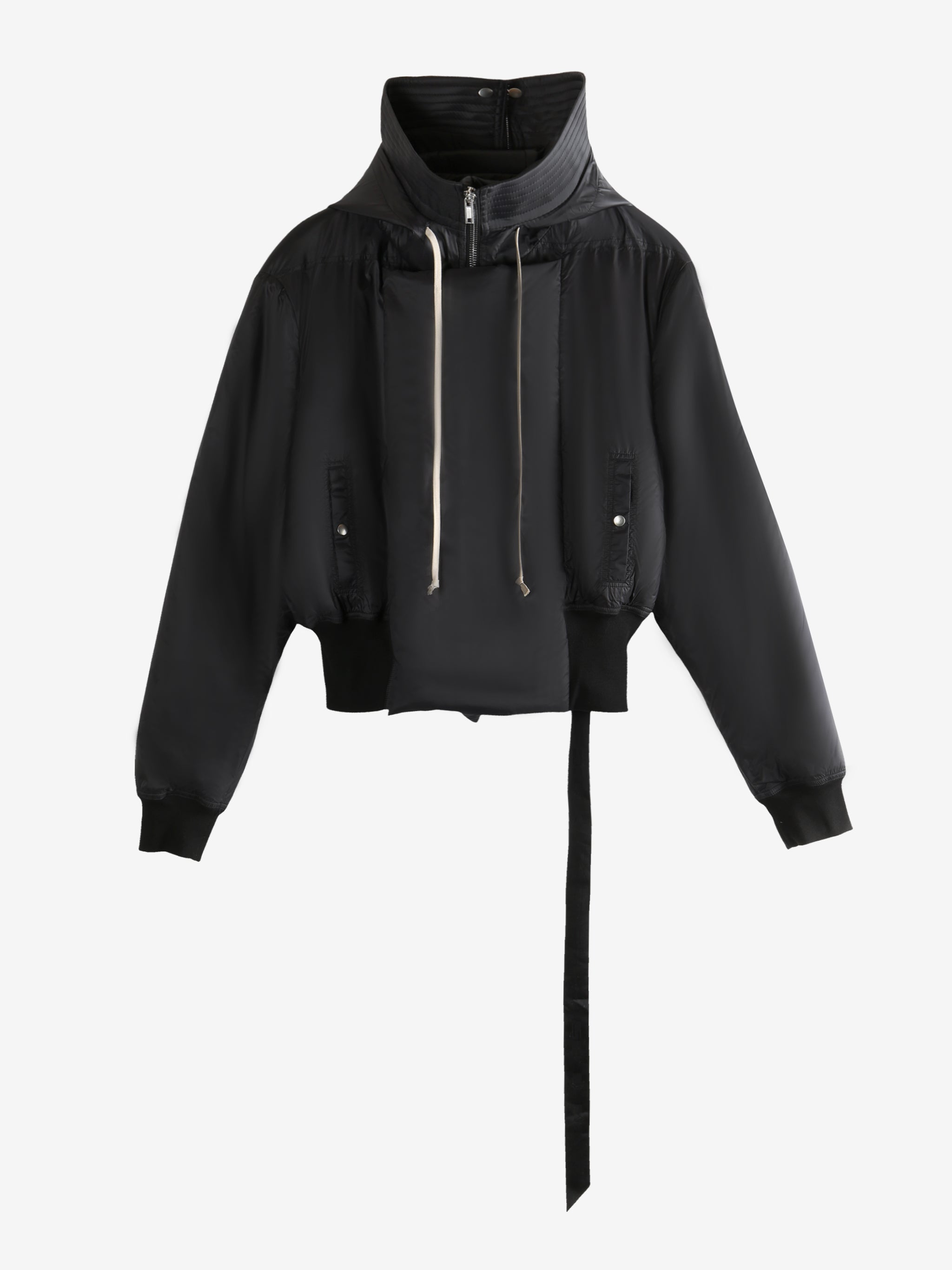 Black jacket, front view