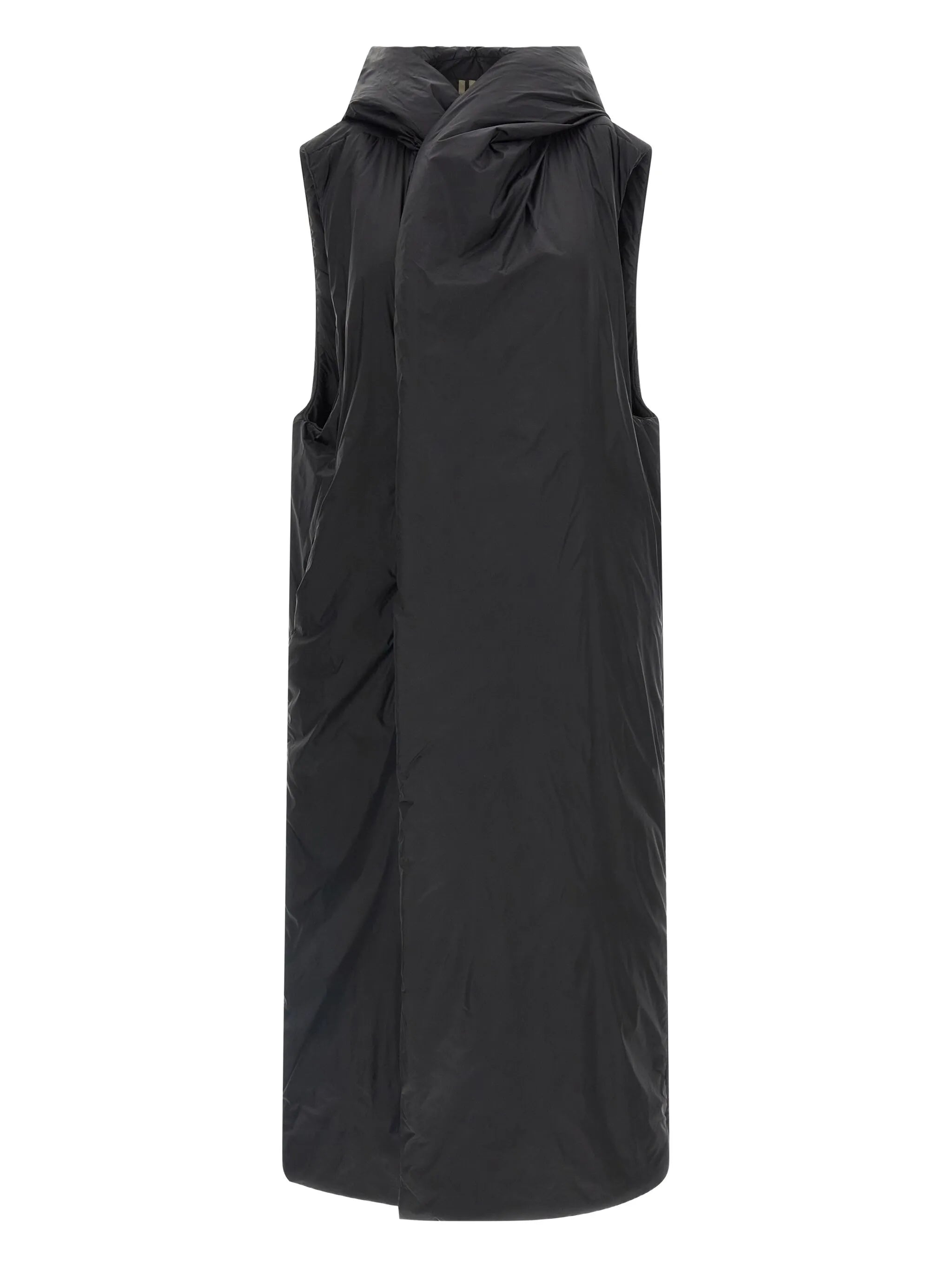 Black coat , front view