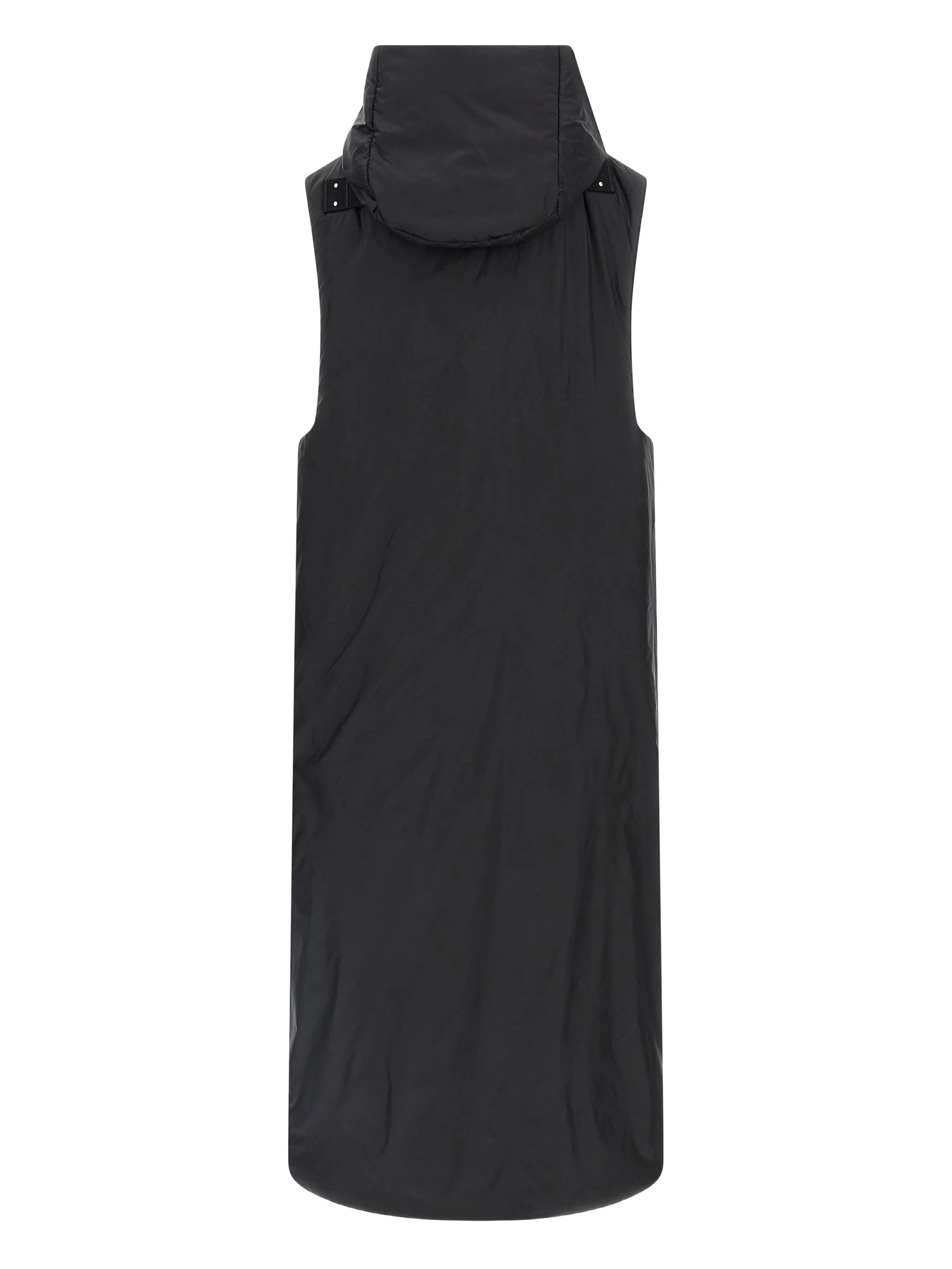 Black coat , back view