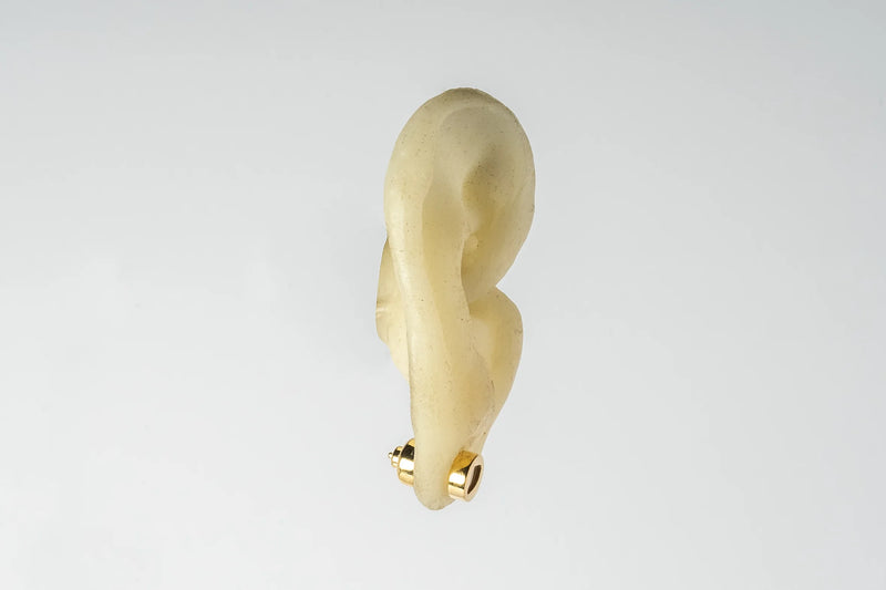 PARTS OF FOUR Tiny Stud Earring (0.1 CT, Diamond Slab, YGA+DIA)