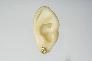 PARTS OF FOUR Stud Earring (Fuse, 0.2 CT, Tiny Faceted Diamond Slab, DA18K+FCDIA)