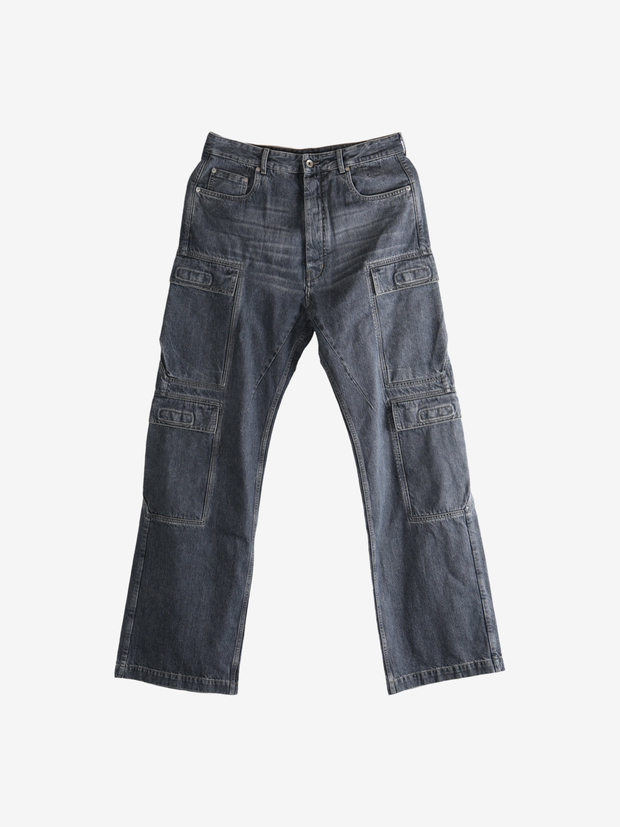 Grey jeans, front view