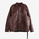 Red jacket, front view