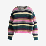 Green knitwear,front view