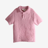 Pink knitwear,front view