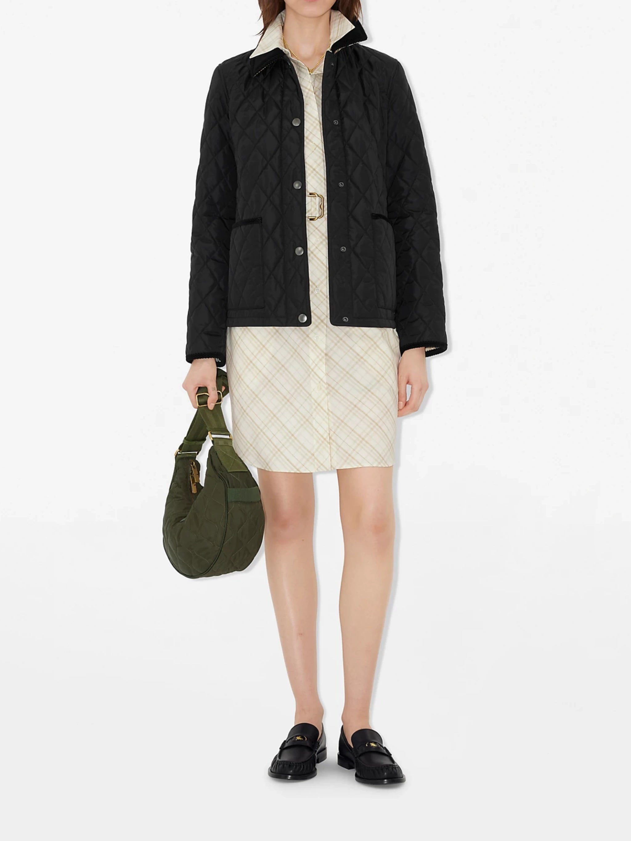 Black jacket, full body view