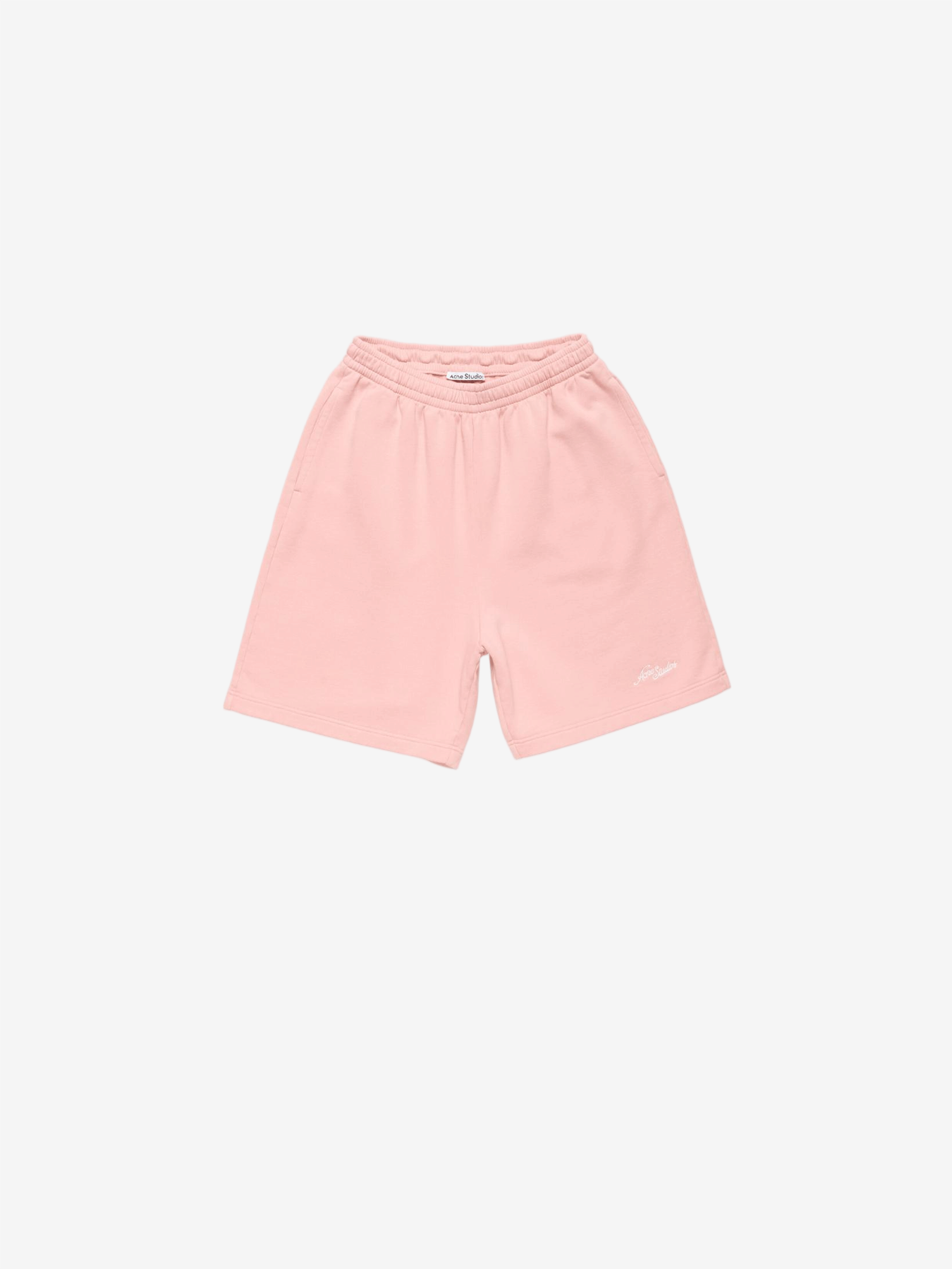 Pink shorts, front view