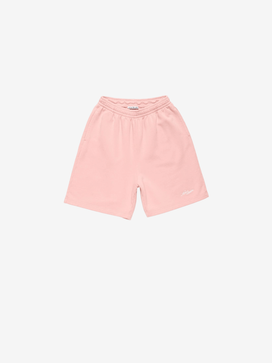 Pink shorts, front view