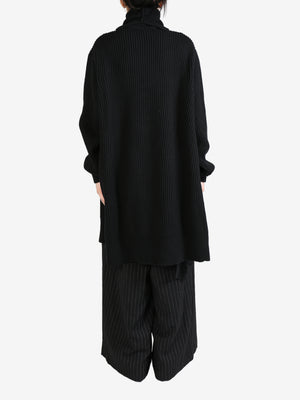 YOHJI YAMAMOTO REGULATION Women Wide High Neck Knit Dress