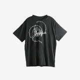 Black t-shirt, front view