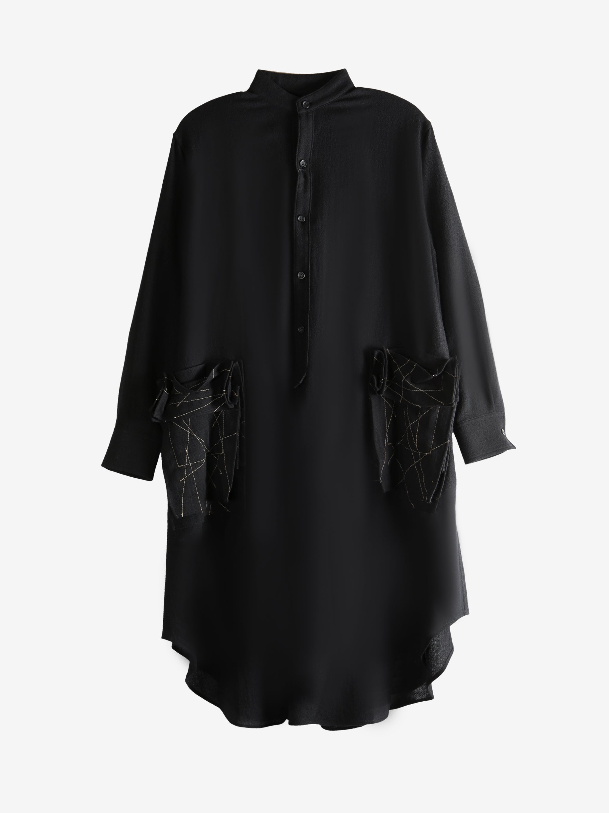 Black dress, front view