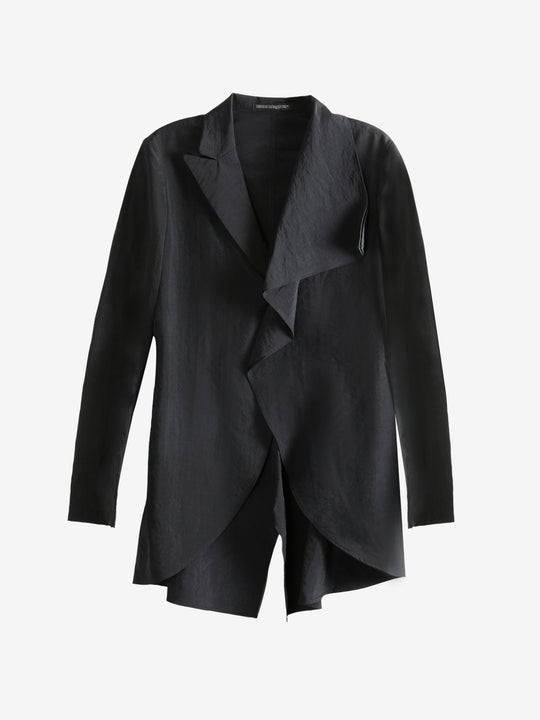 Black jacket, front view