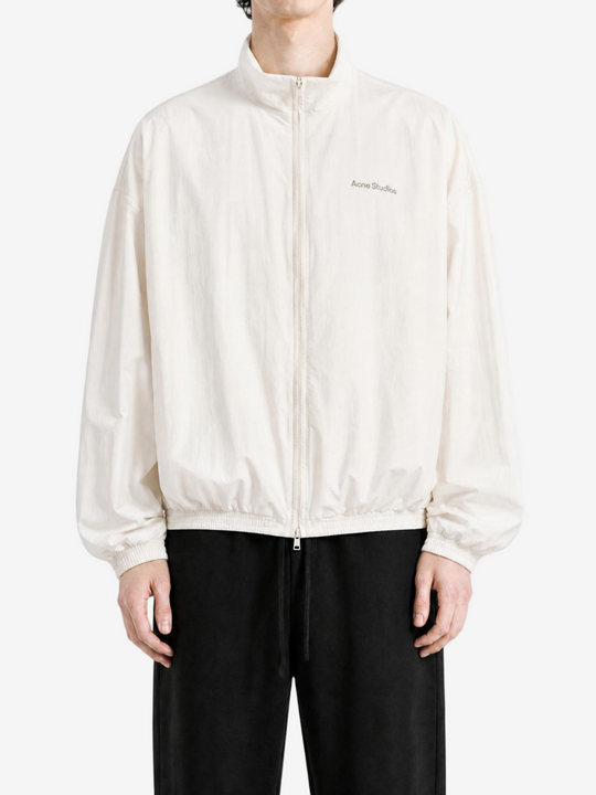 Tan jacket, full body view