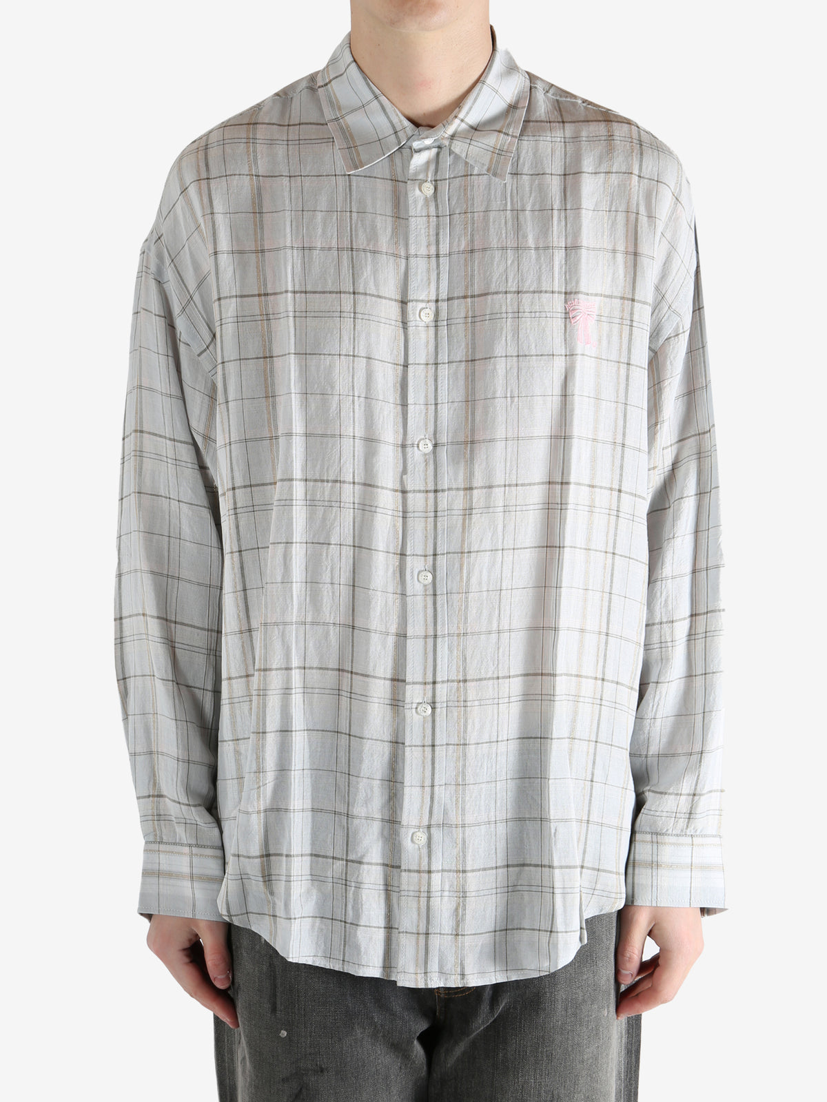 ACNE STUDIOS - Men Plaid Button-Up Long Sleeves Shirt – Atelier 
