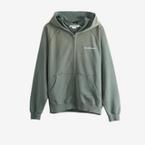 Green hoodie, front view