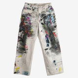 White pants, front view