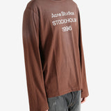 Brown shirt worn by a person, showing the shirt's fit
