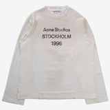 White tee, front view