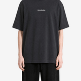 Black t-shirt, full body view