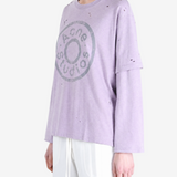 ACNE STUDIOS - Women Logo Crew Neck Long Sleeves T-shirt