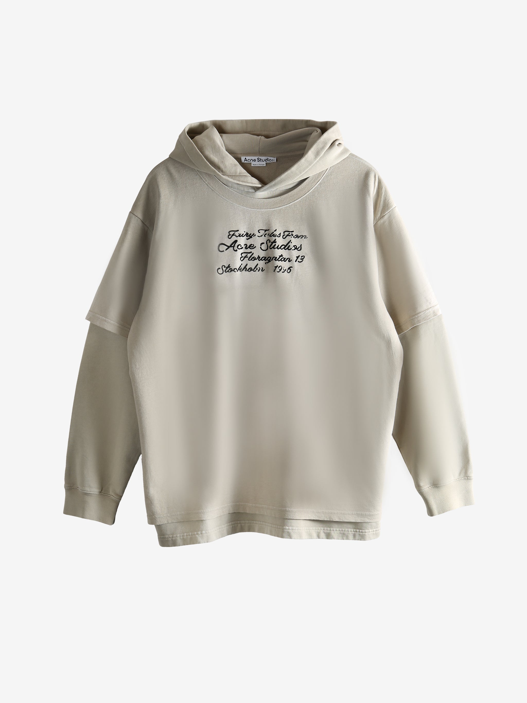 Tan hoodie,front view