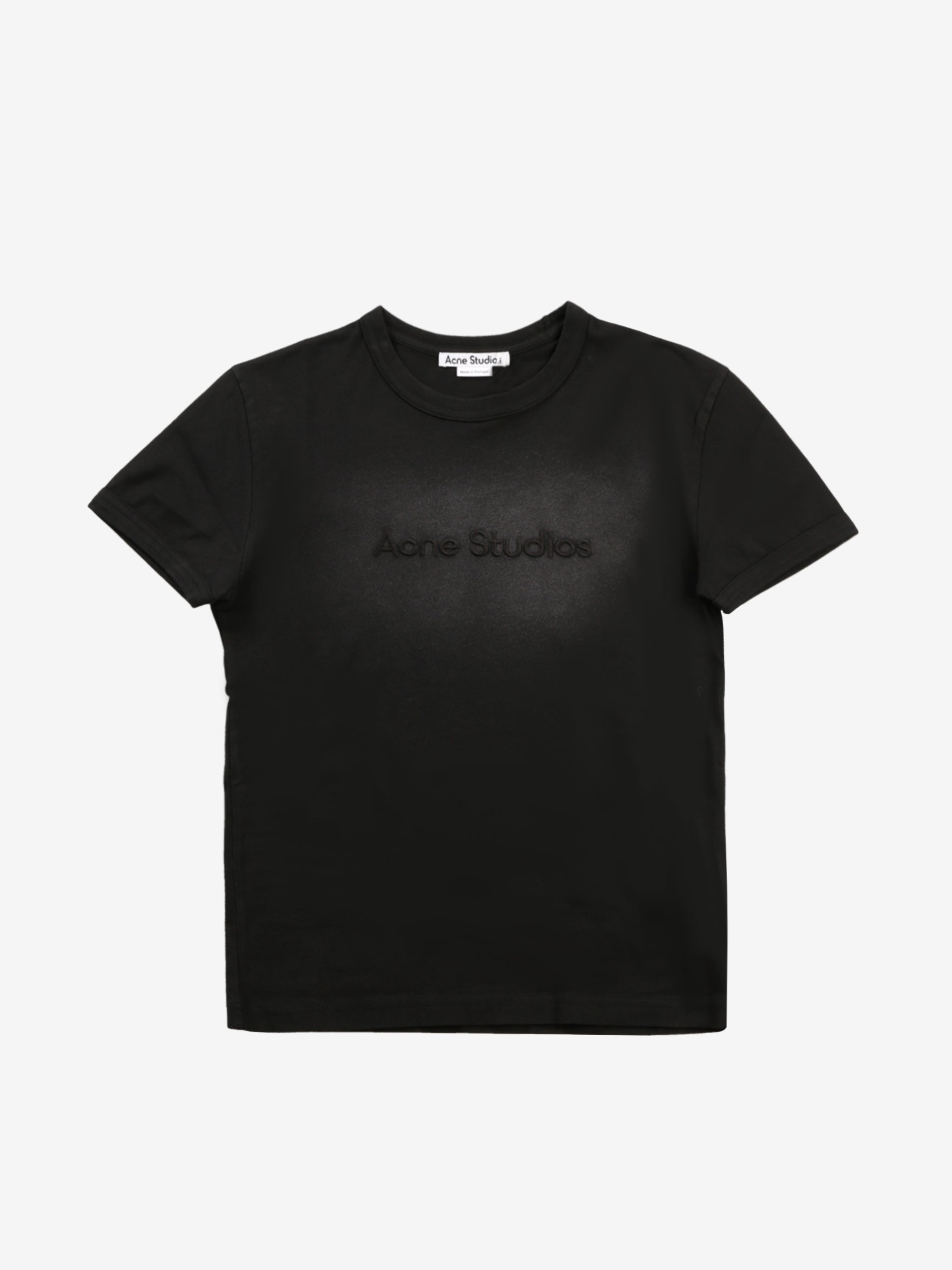 Black T-shirt, front view