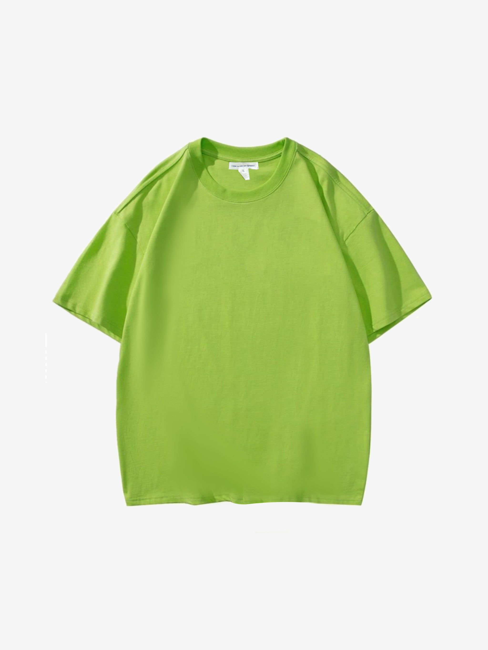 Green t-shirt, front view