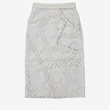 White skirt, front view