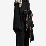 black jacket, body view