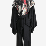 black jacket, body view