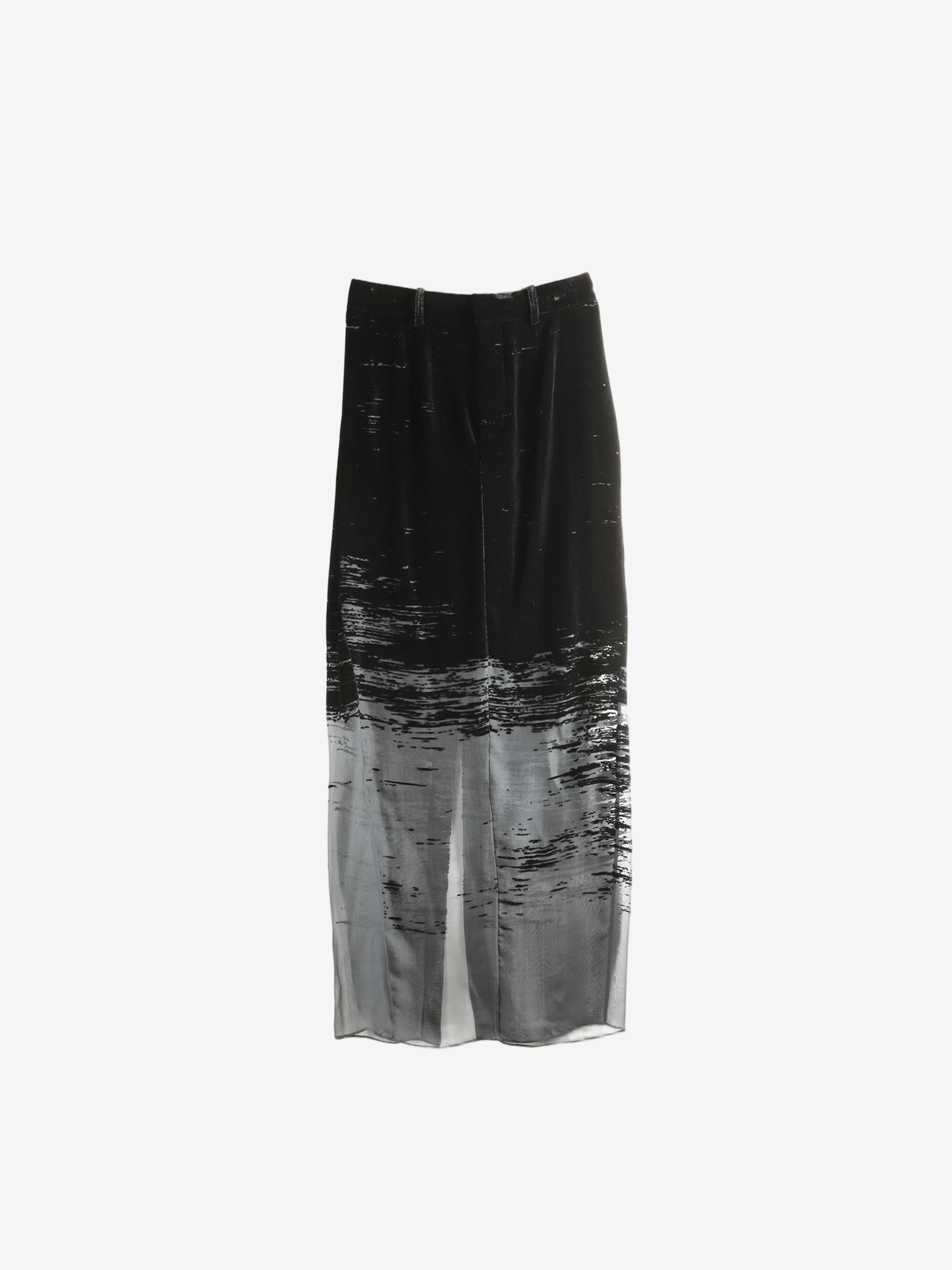Black skirt, front view
