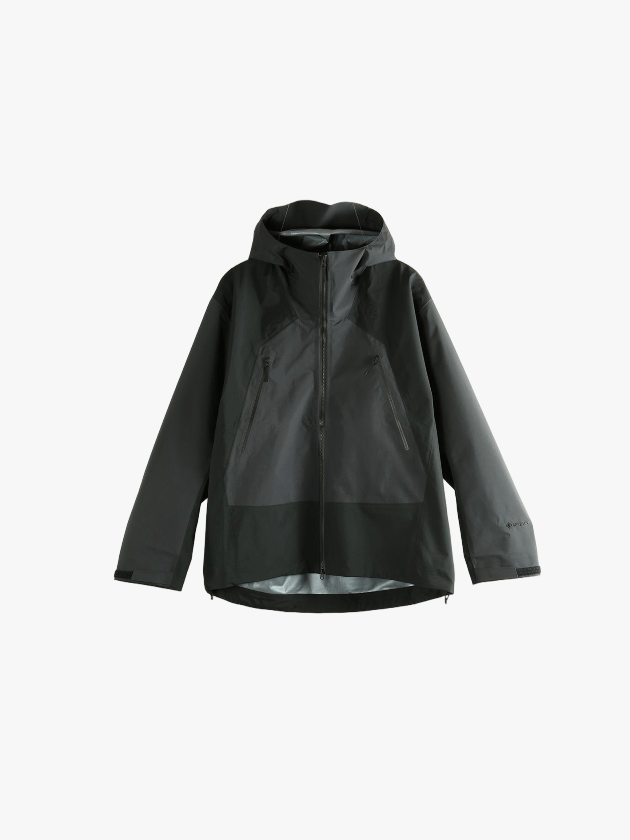 Black jacket, front view