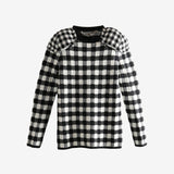 Black sweater, front view