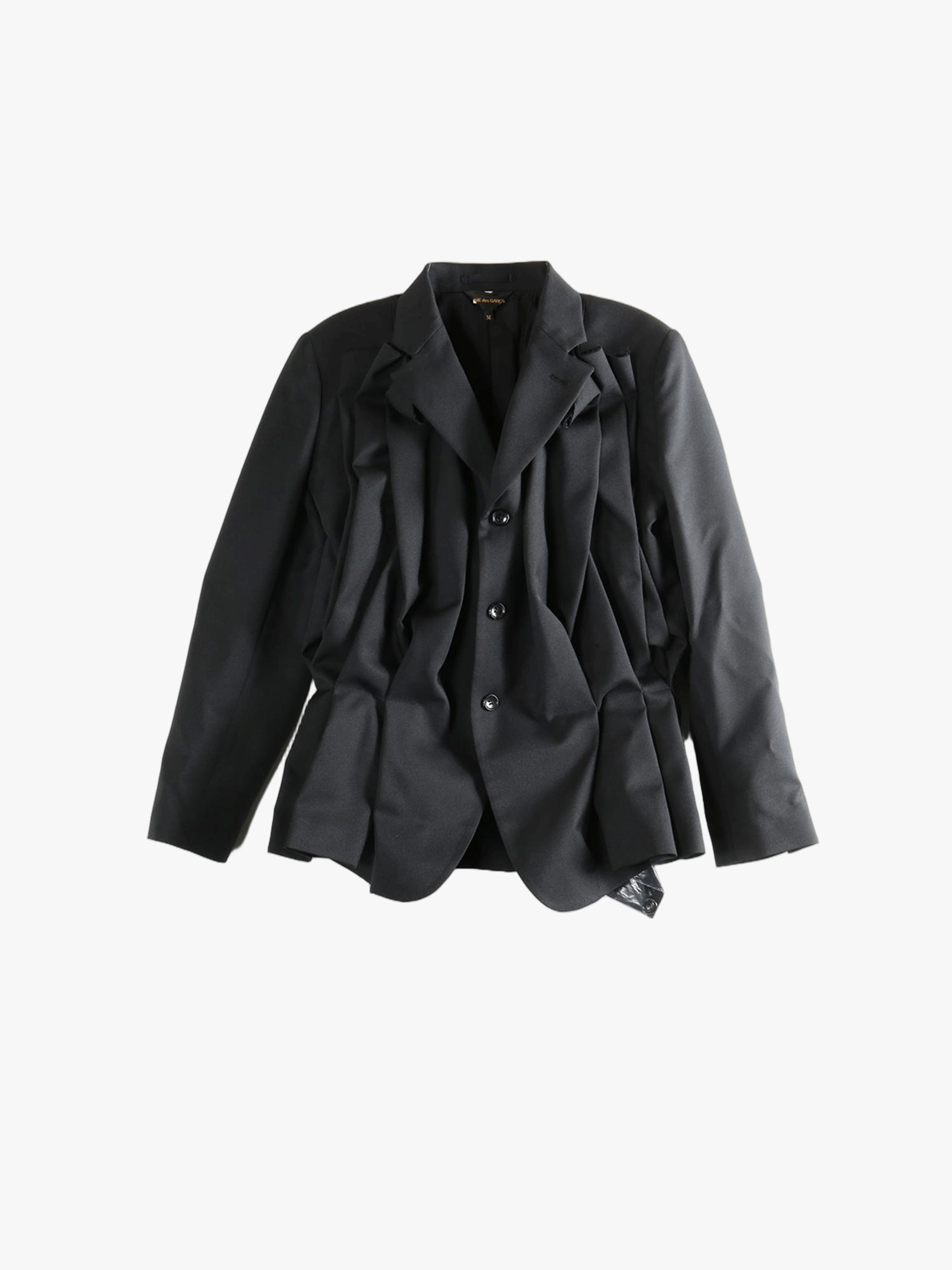 Black jacket, front view