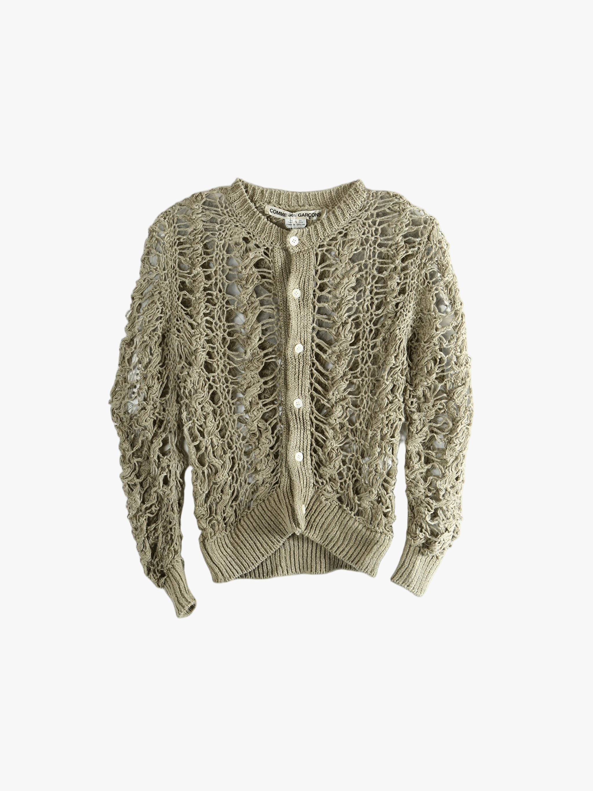 Green knitwear,front view