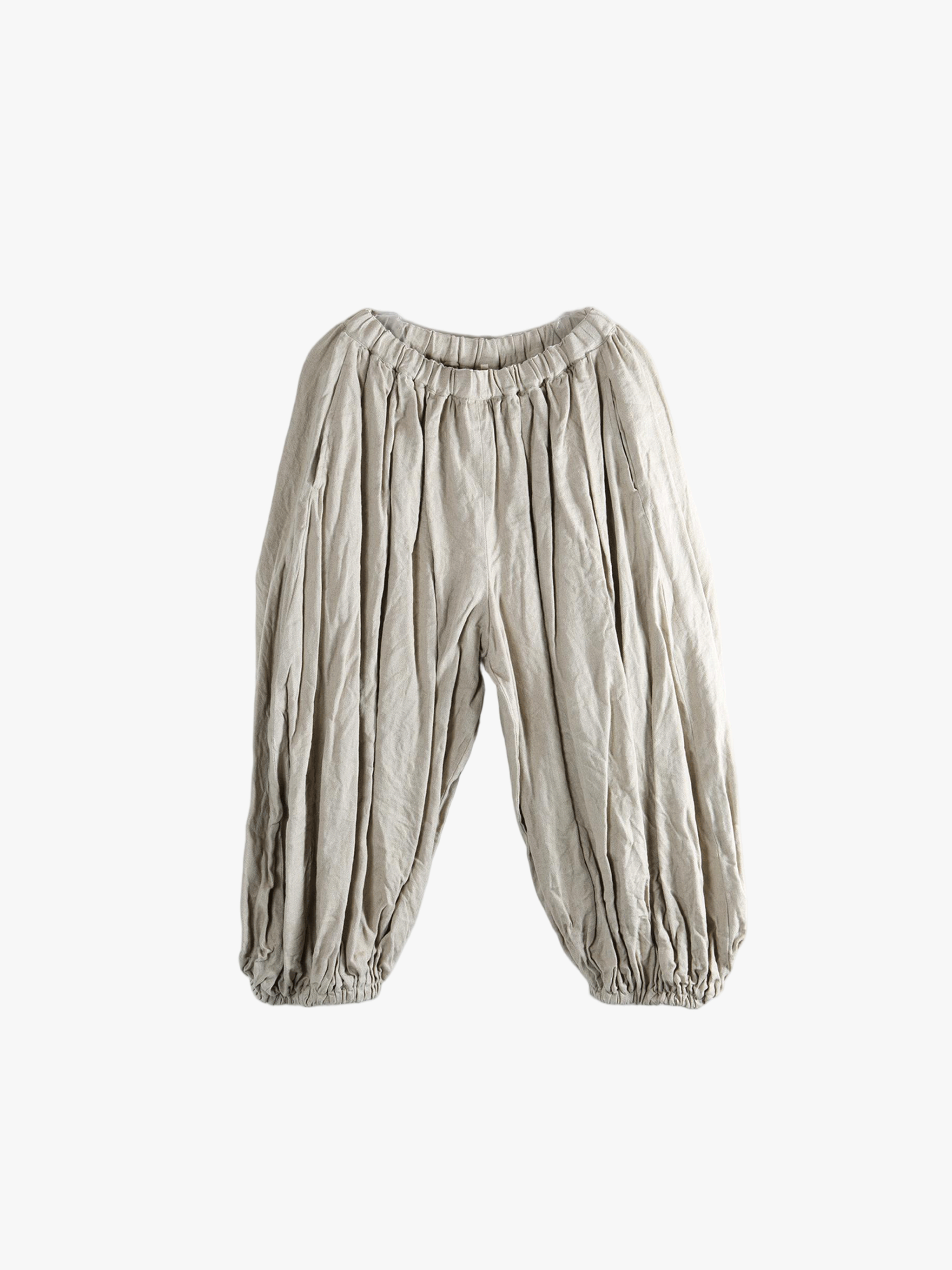 White pants, full view