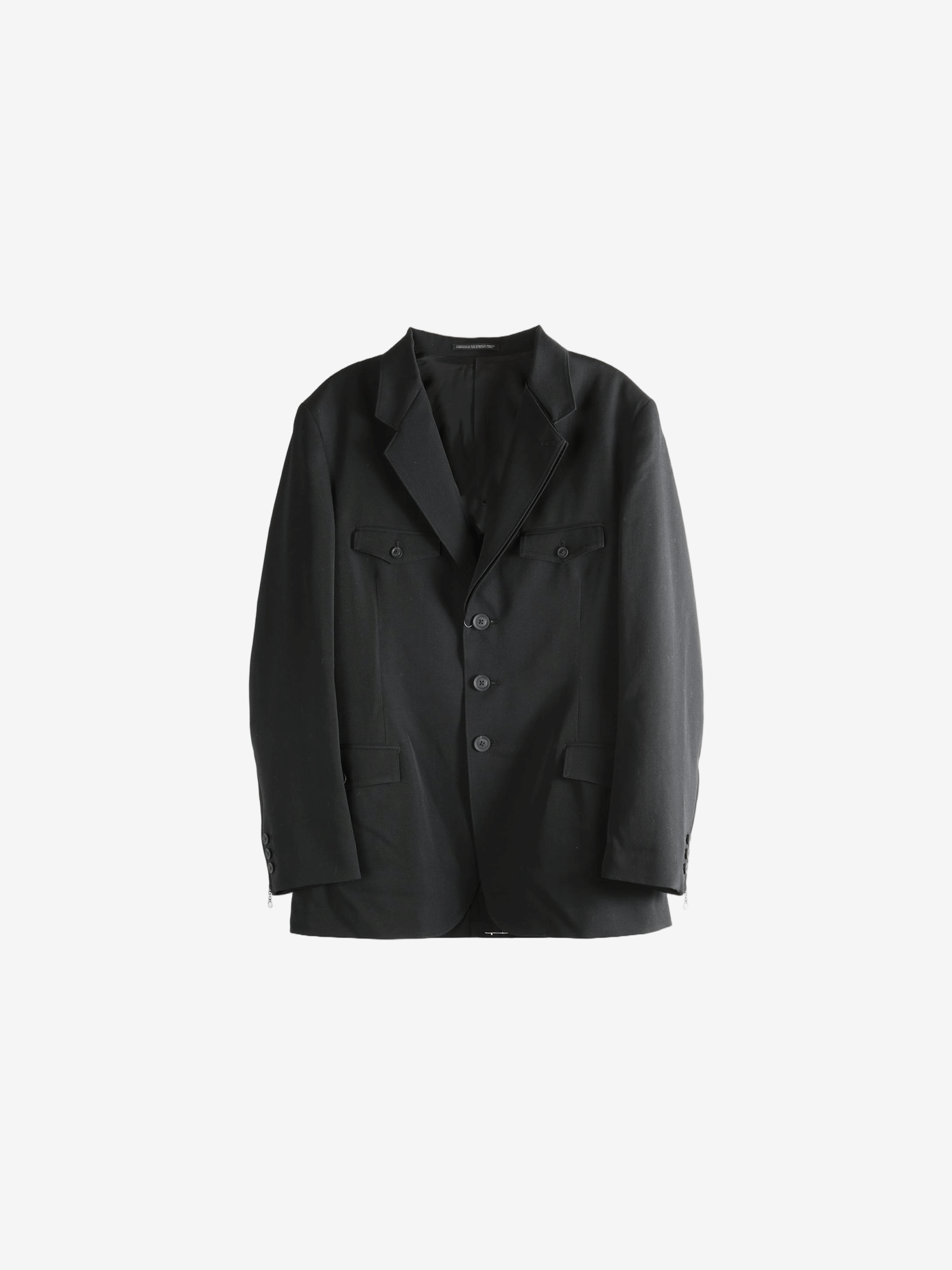 Black jacket,front view