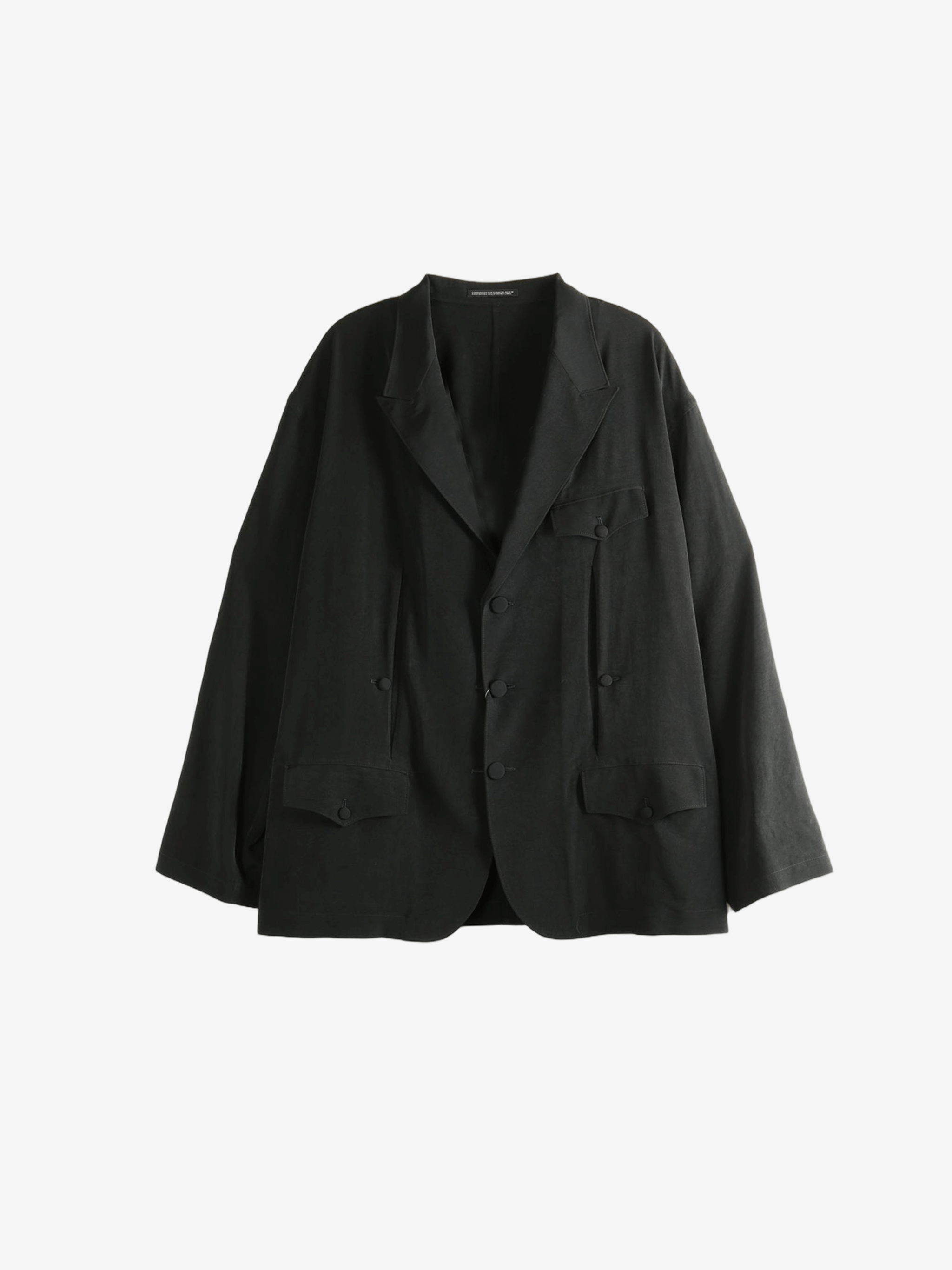 Black jacket, front view
