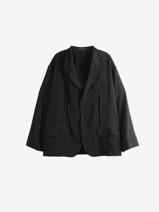 Black jacket, front view