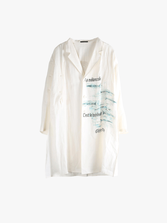 White jacket,front view