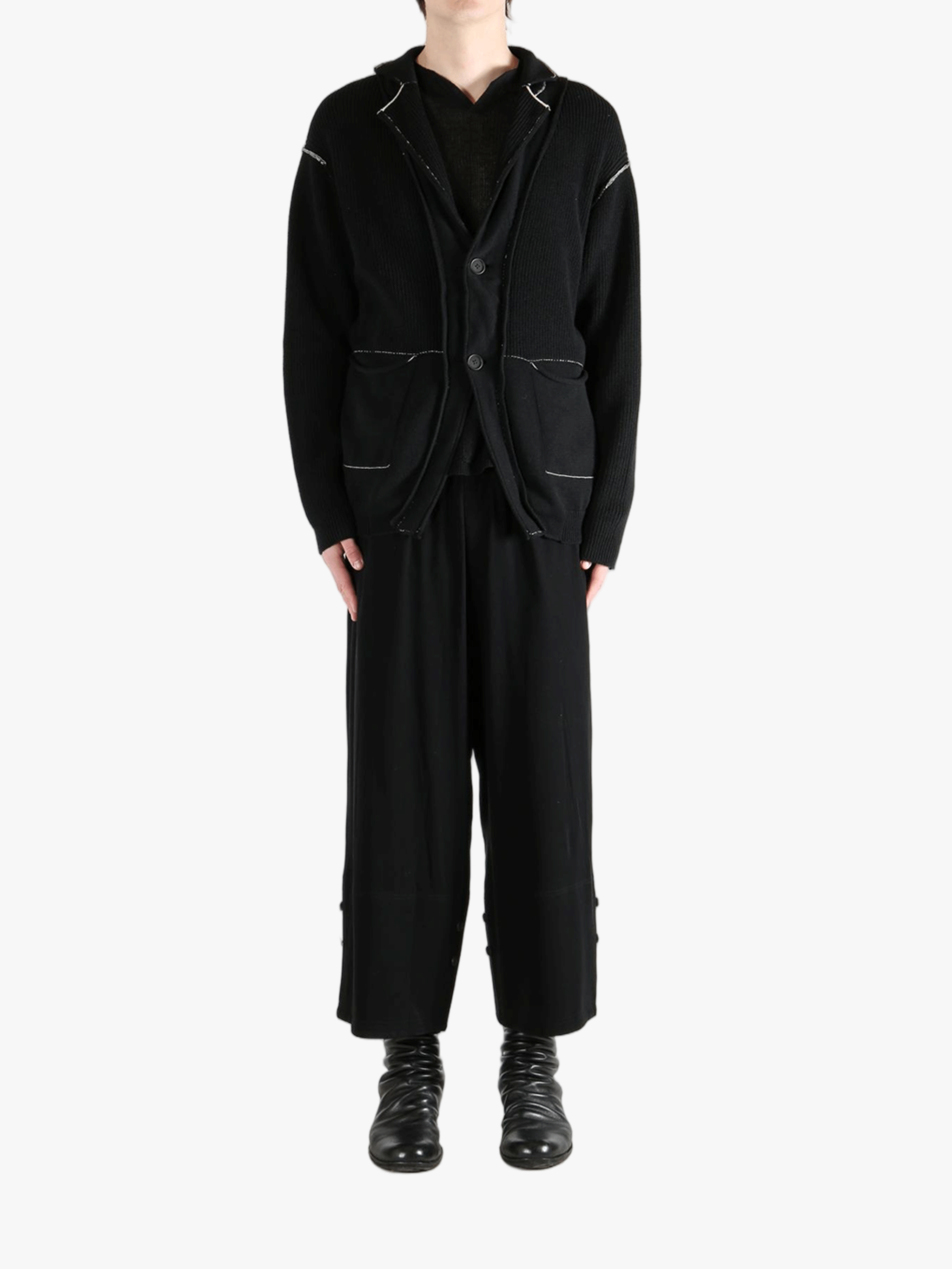 Black jacket, full body view