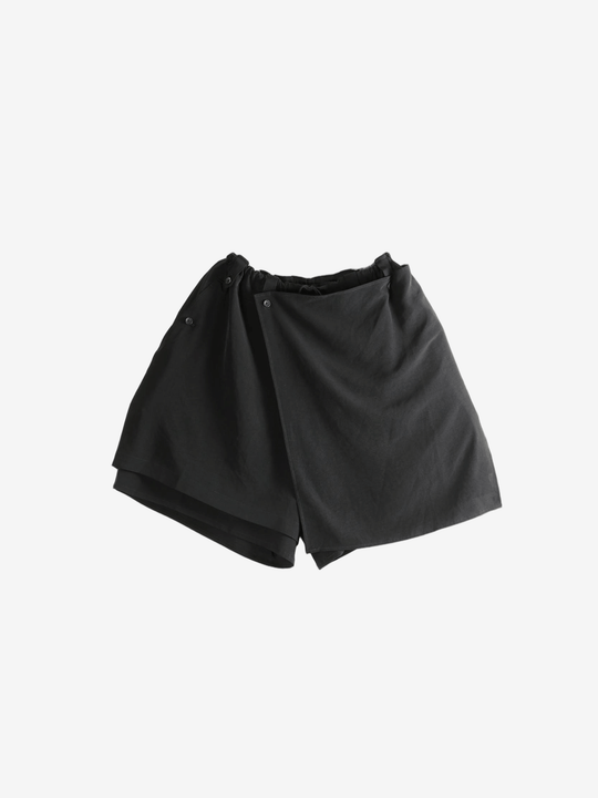 Black shorts, front view