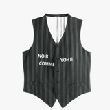 Black vest, front view